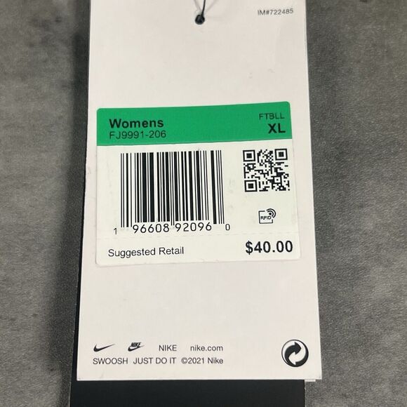 Nike Oregon Ducks Cropped Long-Sleeve T Shirt Women XL New Khaki‎ Beige Tan - Picture 10 of 11